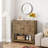 35.4''W Accent Cabinet With 2 Drawers-422861514
