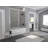 Newport Series Framed - W x 58'' H Sliding Door Framed Tub Door with-17920975-17920976