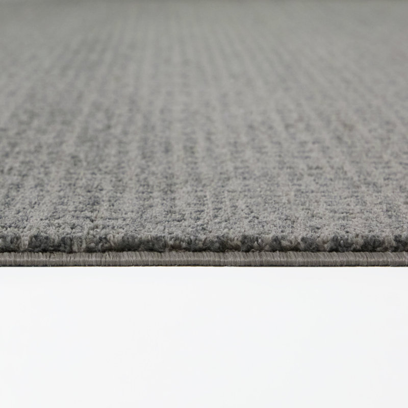 Tapis Battista bleu vieilli uni, 7'10" x 10'