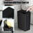 Bathroom Trash Can with Lid-115653499
