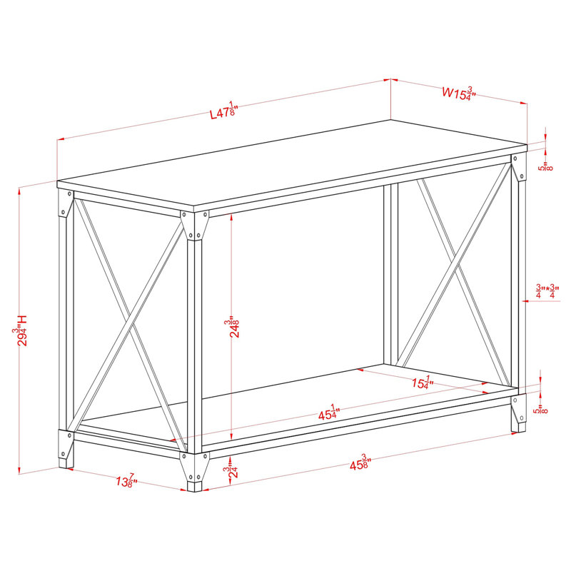 Poe 47.25'' Console Table