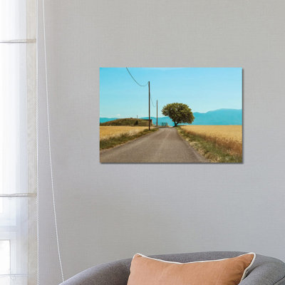 France Provence Valensole Composition I by Alexandre Venancio - Wrapped Canvas Print