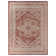 Rectangle Moroccan Machine Woven Polypropylene Area Rug in Burgundy