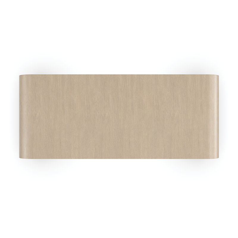 Movement Solid Wood Sled Cocktail Table