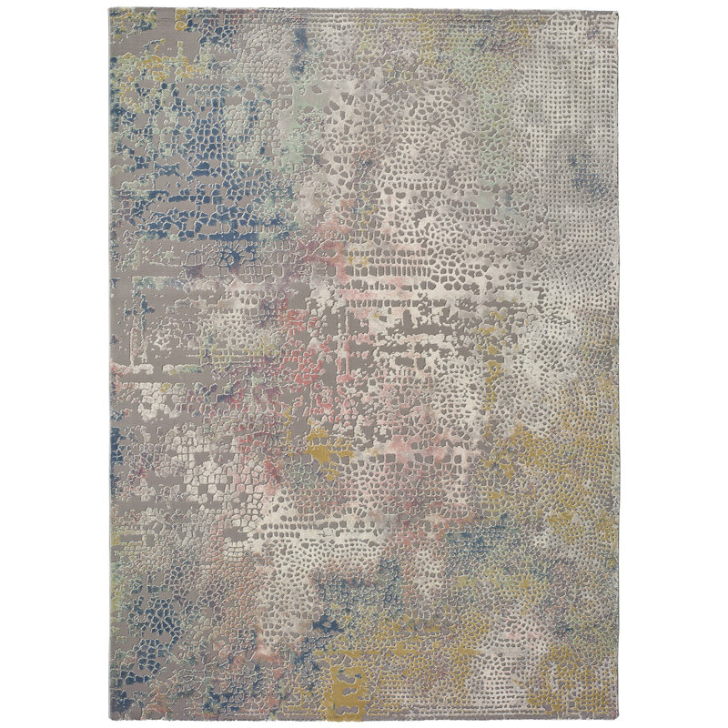 Gudino Abstract Area Rug, Rectangle 60 x 120cm