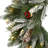 Christmas Wreath with Clear LED Lights and Pinecones