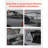 Soft Roll-Up Truck Bed Tonneau Cover, Compatible With 2015-2025 Ford F150 Styleside/Fleetside (Not Fit Flareside/Stepside), Fit 6.5 Ft (6 Ft 7 In/79 In) Bed, PVC Tonneau Cover With Aluminum Bars