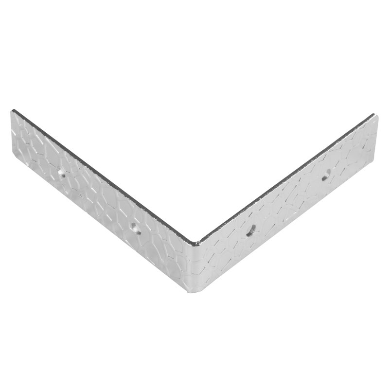 Dritz Home Textured Right Angle Corners, Small, 3 Packs, Nickel