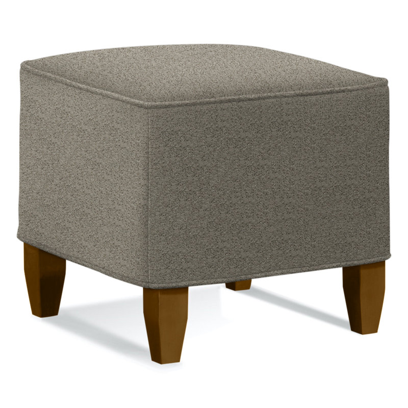 Brooklyn Square Ottoman, Brown Geometric, 0456-33, Havana