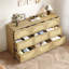 Commode 9 tiroirs Natural Rattan-130147932