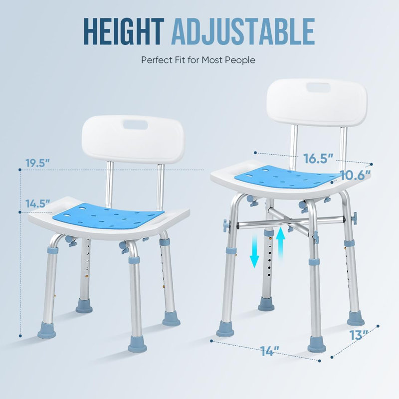 Chaise de douche robuste
