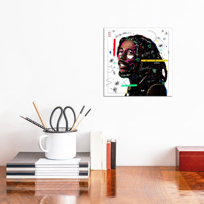 Bob Marley by NUWARHOL  GalleryWrapped Canvas Gicl&eacute;e