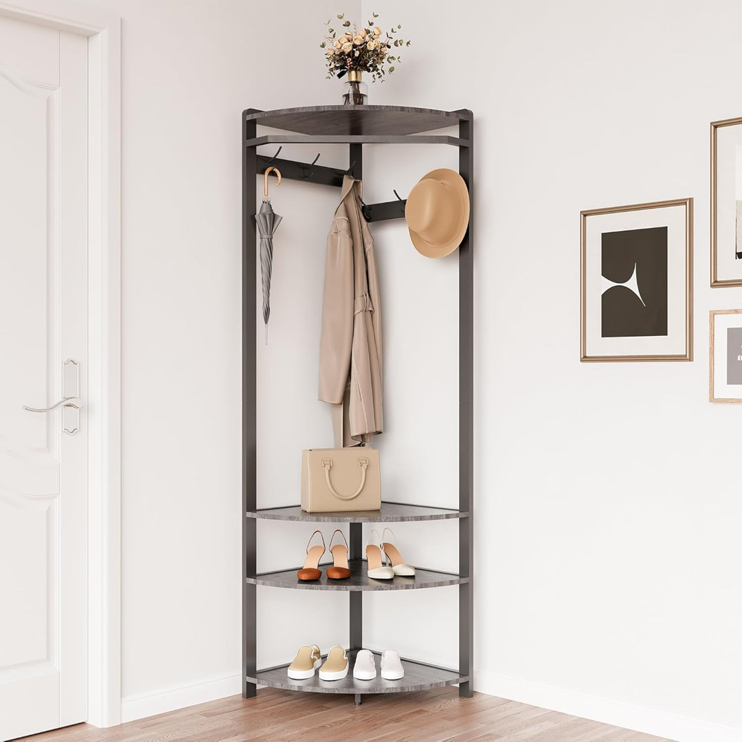 Hall Tree with Bench and Shoe Storage
