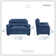 Firdavs 2-Piece Upholstered Pillow Top Arm Living Room Set