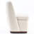 Upholstered Boucle Accent Chair Full Back Barrel Chair Armless Living Room Chairs With Solid Wood Base-61915261