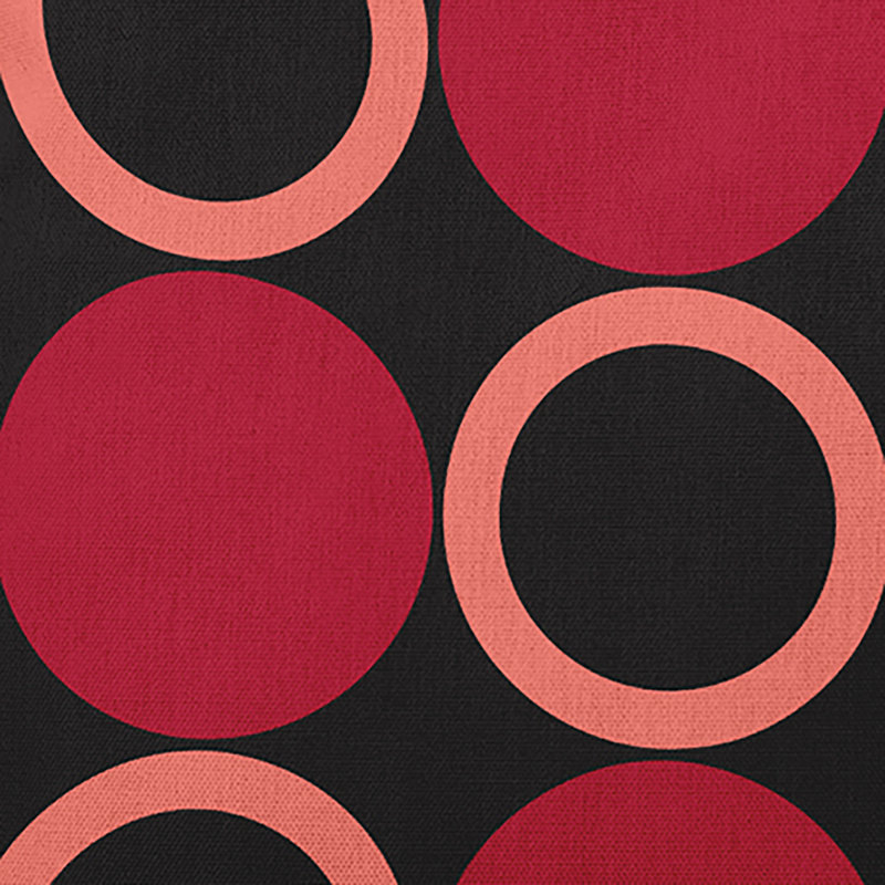  Housse et insert de coussin décoratif en polyester pour intérieur / extérieur E par Design, 20 po x 20 po, Rouge foncé