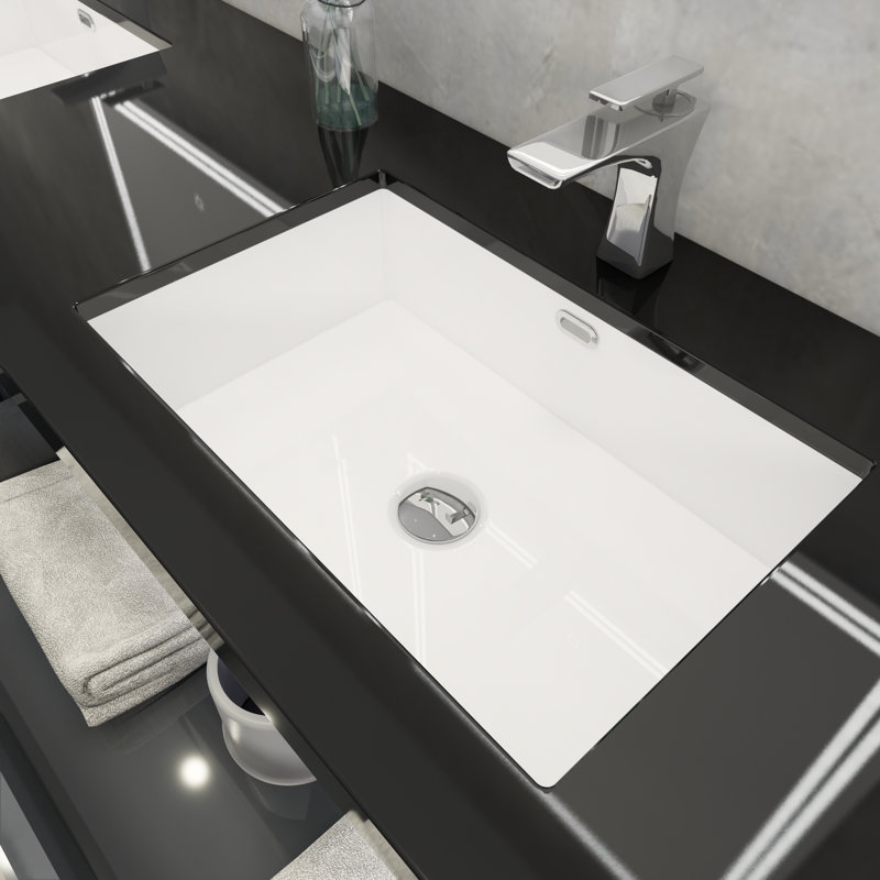 Ensemble de meuble-lavabo double mural 72 po Kirker, Gris lustré