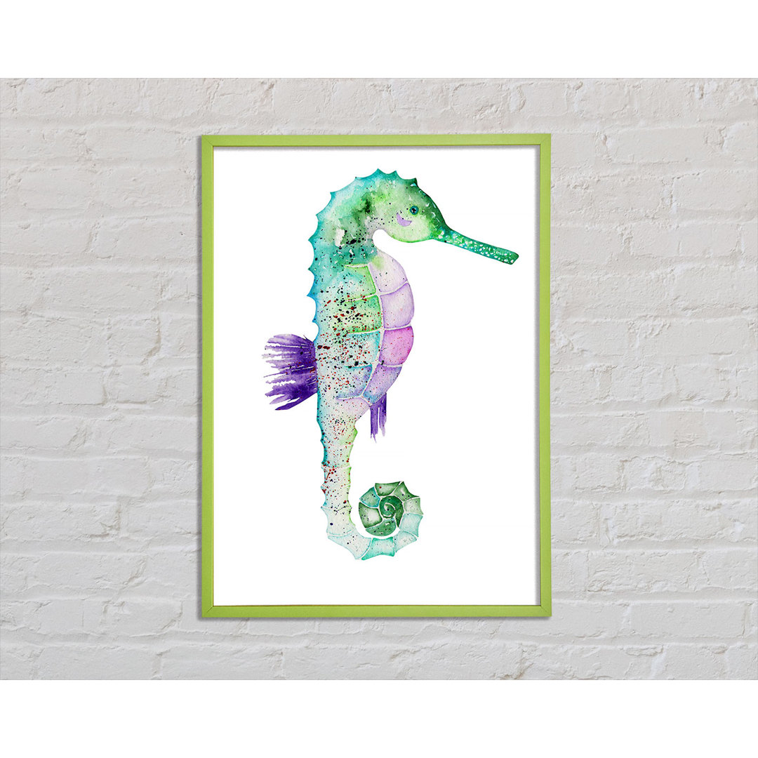 Bralynn Spotted Seahorse - Einzelner Bilderrahmen Kunstdrucke