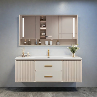 Light luxury style rest room bathroom cabinet