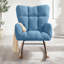 Fauteuil berçant et oscillant rembourré avec tissu-129948600-129948608
