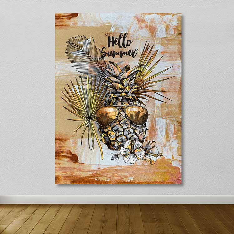 Peinture décorative sur toile