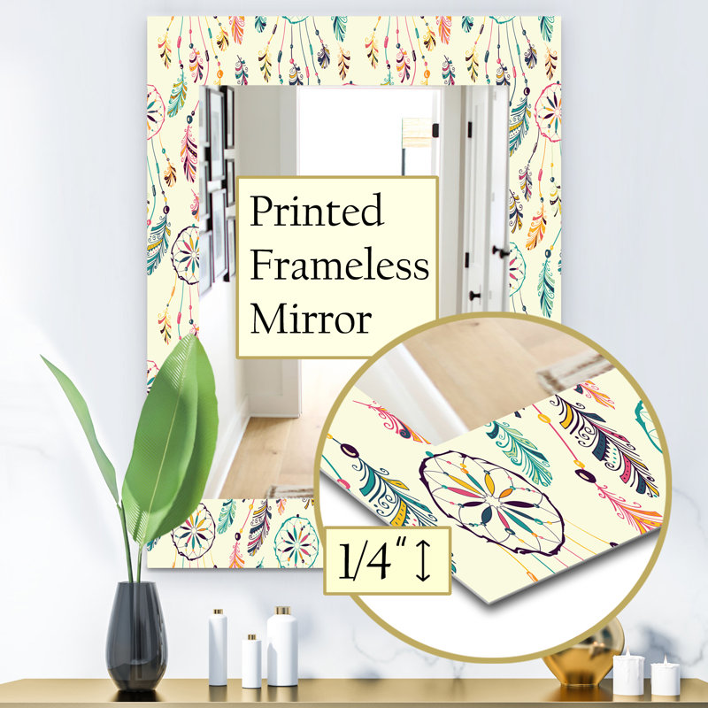 Miroir de salle de bain/meuble-lavabo plumes 25, H 24 po x l 32 po