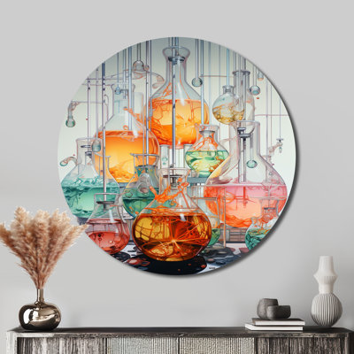 Kasper - Architecture Round Metal Wall Art