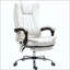 Fauteuil de massage, fauteuil inclinable avec hauteur réglable et repose-pieds