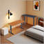 Bureau électrique debout à hauteur réglable avec bureau spacieux de 24 po x 48 po pour le bureau à domicile et une productivité accrue-129950591-129950588
