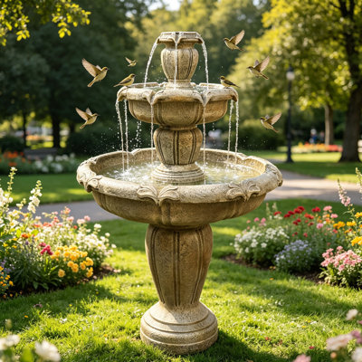 Guban Weather Resistant Cascade Fountain