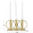 5.4'' H Aluminum Tabletop Candelabra-1558375630