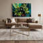 Légumes, aubergine, art mural gris sur toile-1398312432