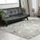 Davide Transitional Geometric Grey Area Rug