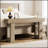 Elegant Wooden Console Table With Rustic Charm, Perfect For Enhancing Home Decor And Providing Ample Display Space.-192790207