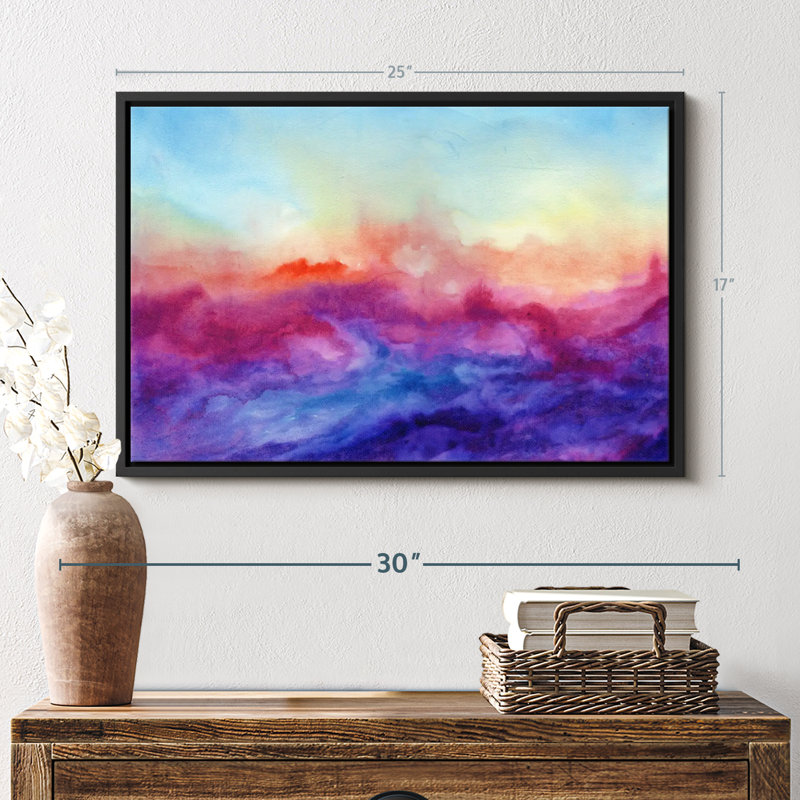 Abstrait «Arpeggi Canvas Print», H 17 po x l 25 po