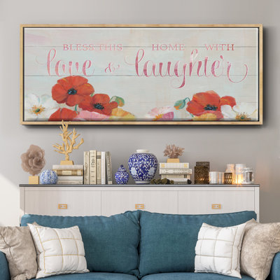 «Bless this Home», toile encadrée