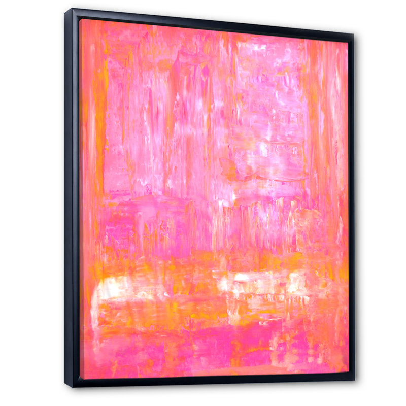 «Bobetta», reproduction d'art moderne et contemporaine sur toile, H 36 po x l 24 po, Reproduction avec cadre flottant, Noir