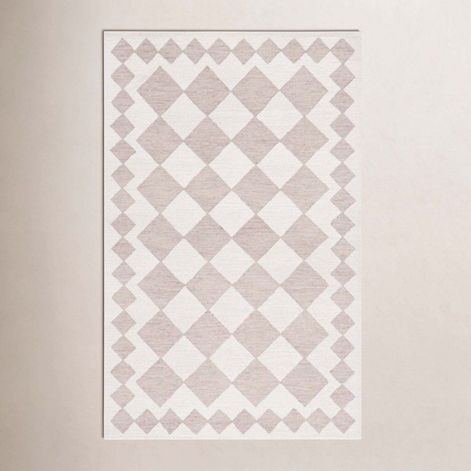 Claude Hand-Tufted Geometric Rug, Rectangle 5' x 8'