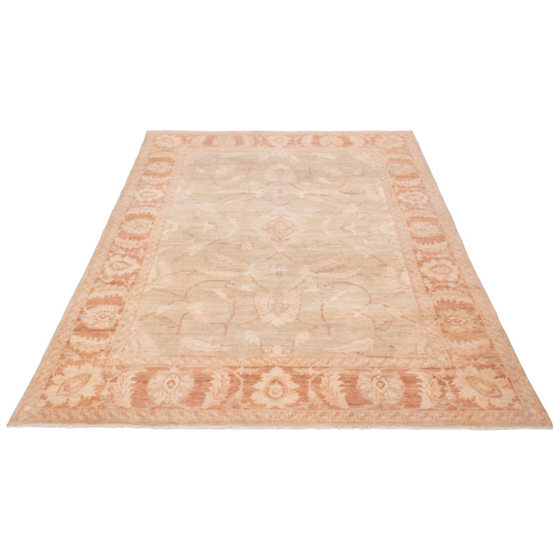 Tapis unique en laine 7 pi 7 po x 10 pi 9 po Wahib