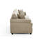 Baldemar 3 Seater Chenille Sofa-125811676-129241913