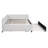 Full Size Linen Upholstered Daybed With Twin Trundle-1275170483-1275170510