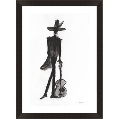 Traveling Musician Painting by Chris Coleman