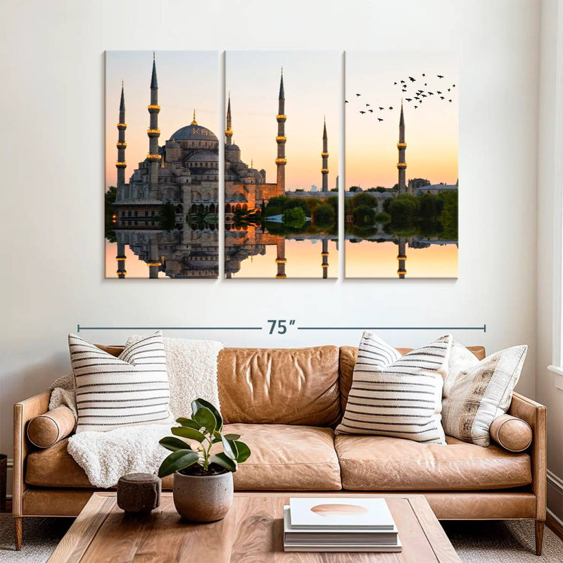 Dusky Hagia Sophia, 42" H x 65" W