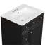 Meuble-lavabo peu encombrant avec lavabo en céramique de qualité supérieure et capacité de rangement abondante-204099360