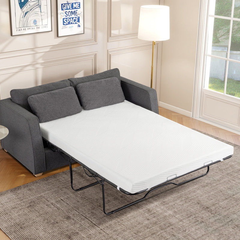 Remplacement du matelas du canapé-lit en mousse viscoélastique gélifiée de 4 pouces, Double
