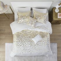 Dkny Faux Fur Snow Leopard Bedding Sets