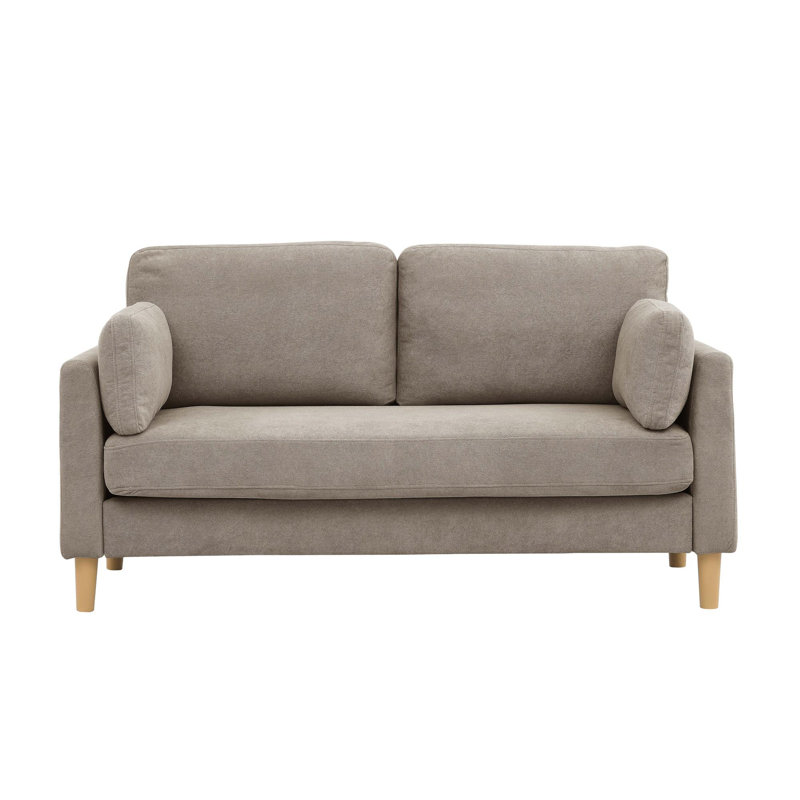 Canapé moderne et minimaliste pour 2 personnes, Kaki