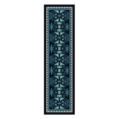 Tapis bleu Marydel
