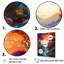 Rainbow Mountain Sunrise Landscape - Rainbow Wall Art Living Room-97082838-97082839