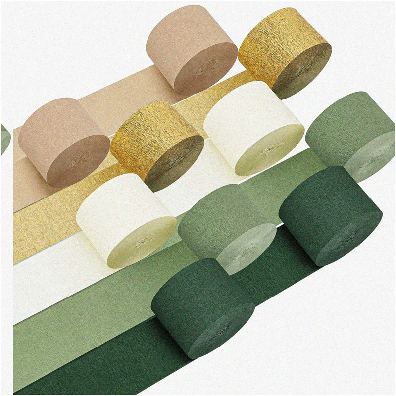 Party Swirl Decorations Set 30 Gold Green Red